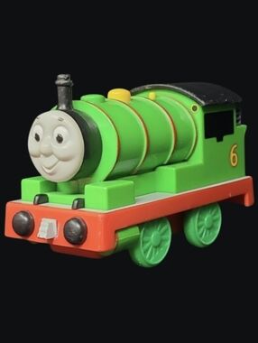 Thomas & Friends Series "Percy" Green Engine #6 Plastic Model Racer Toy
